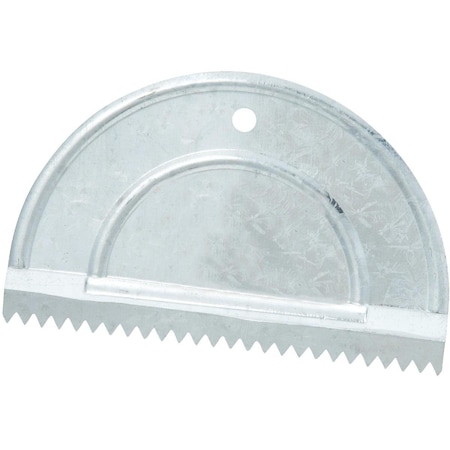 All-Source 3/16 In. V-Notch Half Moon Adhesive Spreader 310921